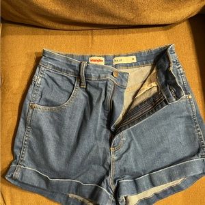Denim summer high waisted shorts